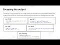 Validation Sanitization Escaping