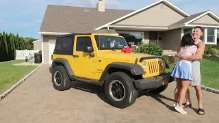 SURPRISING MY GIRLFRIEND WITH HER DREAM CAR SHE CRIED