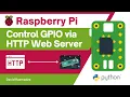 Tutorial Control Raspberry Pi GPIO via HTTP Web Server Python3