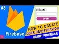 Angular 8 tutorial for beginners Firebase Registration Integrate Firebase into Angular 8