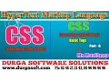 GUI CSS Basics Tags Part-6 by Manideep
