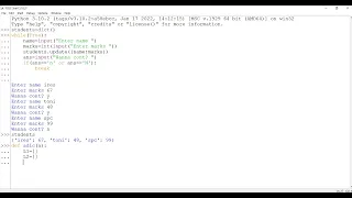 Passing Dictionary as a Parameter to a Function
