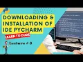 How to install Python PyCharm in Python pycharm Installation Lecture 3 IDE Corvit