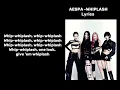 Lagu AESPA -WHIPLASH lyrics song #æspa #aespa
