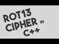 ROT13 Encryption and Decryption in C