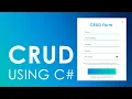 CRUD Operations in Windows From C CREATE READ UPDATE DELETE