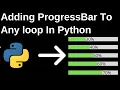 Progress Bar using Python