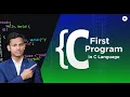 First Program in C Language Hello World in C C Programming for Beginners