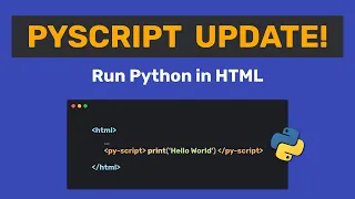 PyScript is ly here Build web apps with Python HTML