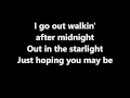 Lyrics Walkin After Midnight-Patsy Cline