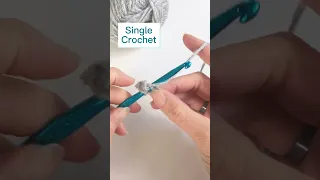 LEFT HANDED Crochet Stitch Tutorial Single Crochet