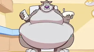 Fat belly Fat furry Animation By RoundWombo
