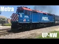 Ride on the Metra UP-NW from Barrington to Chicago