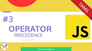 Operator precedence in javascript Fundamentals for beginners