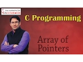 C Programming 27 Array of Pointers with examples and questions proper explanation