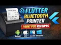 Flutter Bluetooth Thermal Printer Print POS Receipts Android iOS macOS Windows