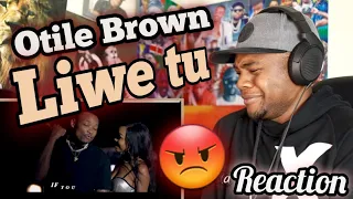 dj ike x otile brown liwe visualizer reaction