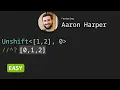 Unshift with Aaron Harper - TypeScript Type Challenges EASY