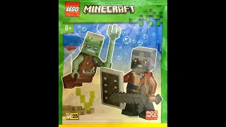 LEGO Instructions | Minecraft | 662405 | Drowned and Hero | Magazine Gift