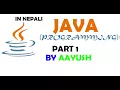 In Nepali Learning Java Programming Part 1 Concept Hello World Demo