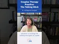 Couples Therapy Practice The Talking Stick
