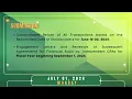 Tax Calendar July 01 2024