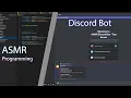 ASMR Programming Making a discord bot No talking Javascript