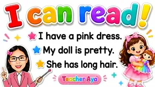 Easy English Sentences for Reading Practice | Learn to Read Simple Sentences | Reading Tutorial