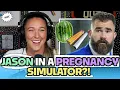 Kylie predicts how well Jason would do in a PREGNANCY simulator NGL