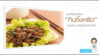 นอกจากจิ้งหรีดแล้ว มีอาหารอะไรที่ช่วยเพิ่มจุลินทรีย์ในลำไส้ได้บ้าง