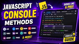 Master JavaScript Console Methods in One log dir table time group IT Wala