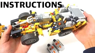 LEGO Technic 42049 - FULL RC MOD Instructions (A model - Mine Loader) by 뿡대디