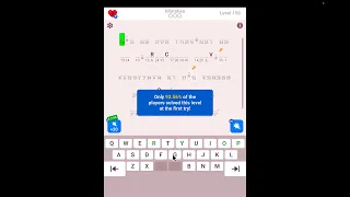 Cryptogram The Solution For Level 156 - Step by Step Word Brain Puzzle
