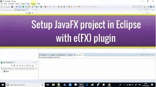 Useful JavaFX plugin for Eclipse e fx clipse - JavaFX Tooling and Runtime