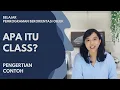 Pengertian dan Contoh Class Pemrograman Berorientasi Objek