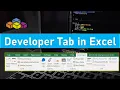 The Definitive Guide to Developer Tab in Excel - Activate and Use