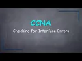 Checking for Interface Error How to Checking for Interface Error