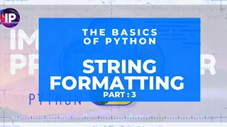 String formatting Python 3 tutorial for beginners Part 3