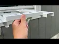 No-Drill Window AC Bracket Adjustable Support for Hung Windows Heavy Duty Epoxy-Coat