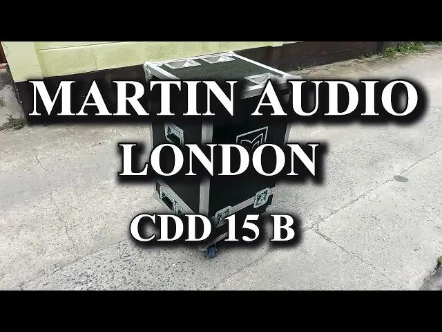 กล่องใส่ลำโพง Martin audio london CDD15B