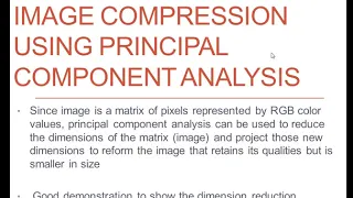 Image compression using principal component Analysis simple function in R console