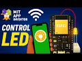 ESP32 WiFi LED Control with MIT App Inventor IoT Project Tutorial
