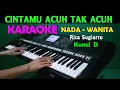 Download Lagu ACUH TAK ACUH - Rita Sugiarto | KARAOKE Nada Wanita, HD