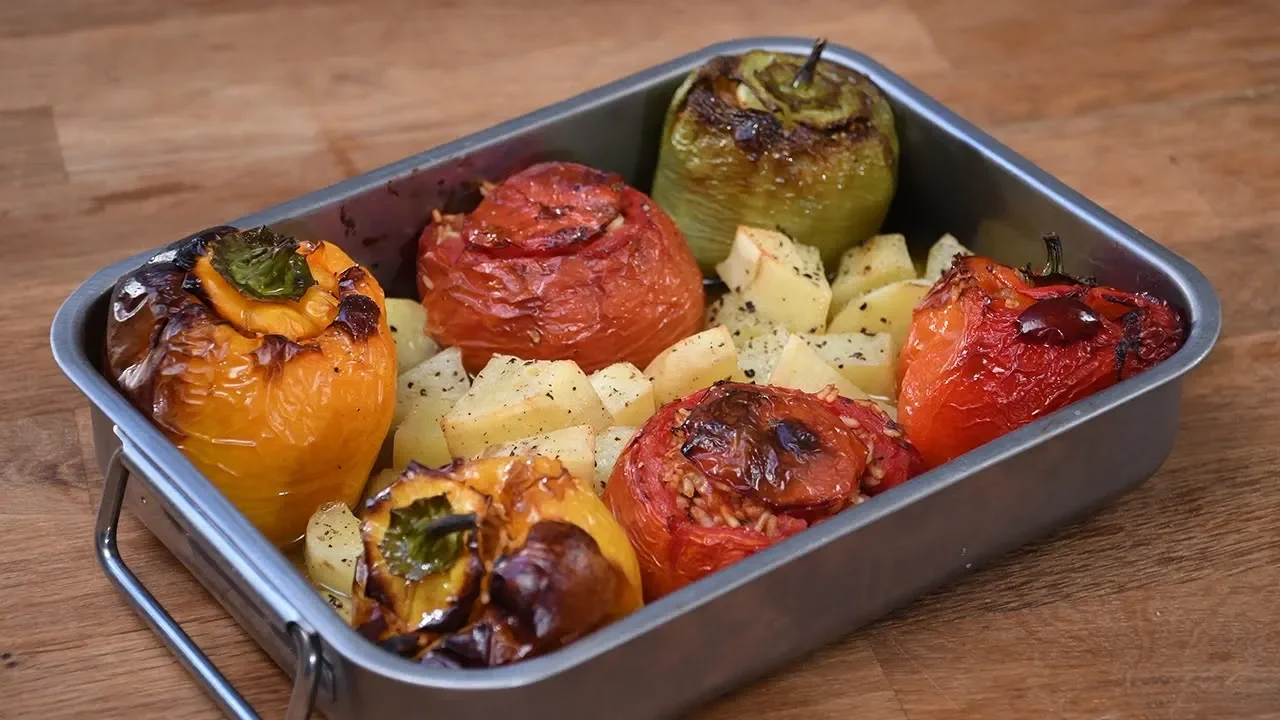 Gemista - Greek Stuffed Vegetables   My Greek Salad