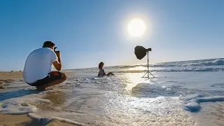 التصوير على الشاطئ Photo Session On The Beach 