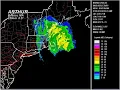 2014 Arthur - Boston MA WSR-88D Radar Animation