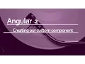 Angular 2 Beginner Tutorial Creating our first Component