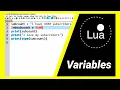 Lua Full course Variables In Lua
