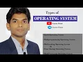 Types of operating System batch operating system Multiprogramming multitasking real time