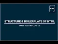 Structure Boilerplate of HTML Page